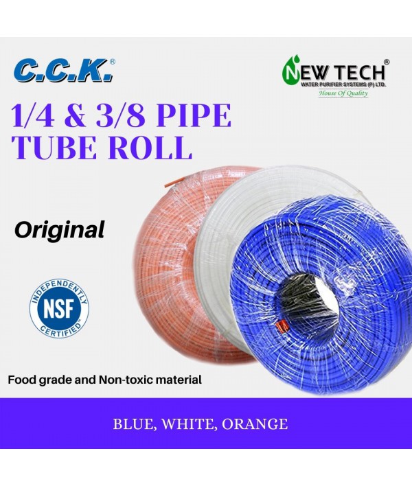 CCK 1/4 NSF Flexible Pipe Tube Hose for all types of Water Purifiers -300 meters 